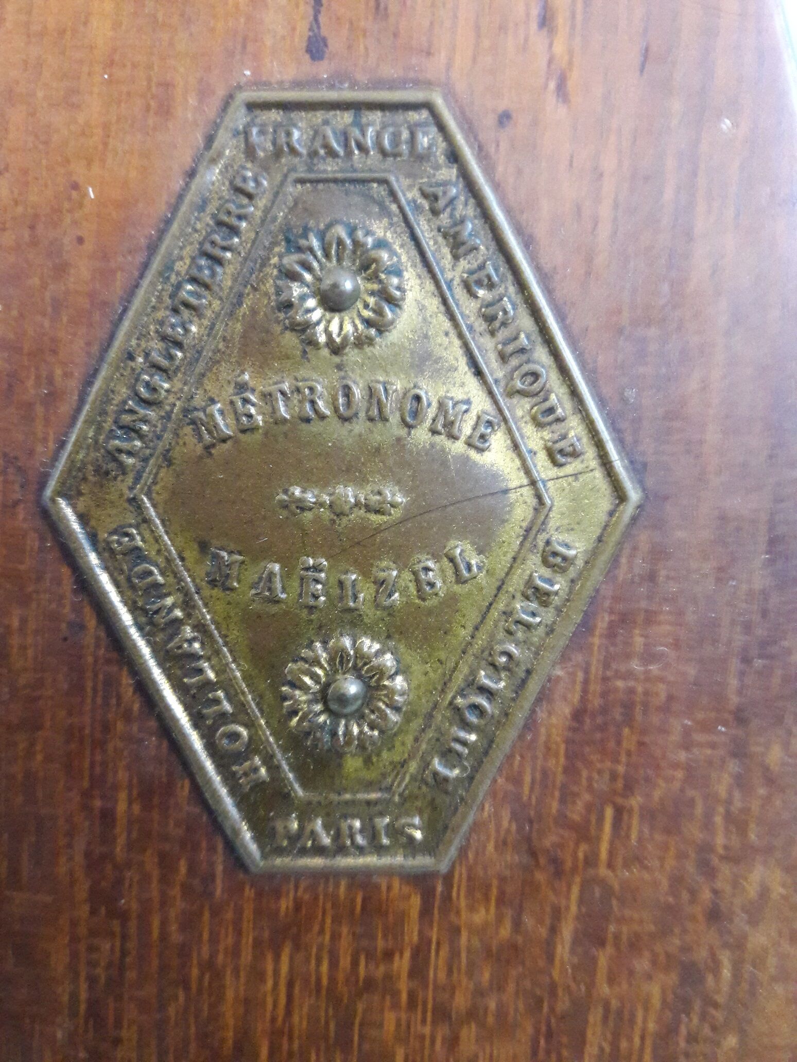 Métronome en bois Maëlzel