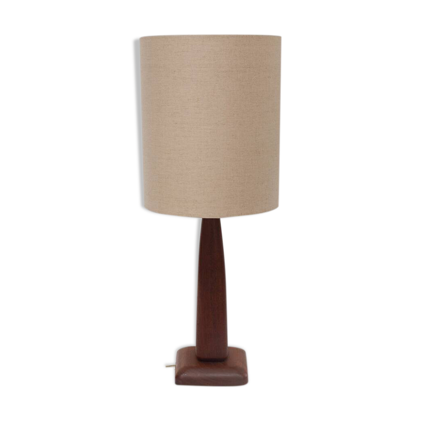 Vintage Danish Teak Table Lamp, 1960s