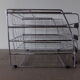 Bench of 4 metal mail baskets