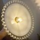 Pendant lamp, portable lamp, old opaline