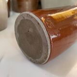 Stoneware bottle with porcelain stopper