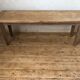 Paire de banc en bois chêne