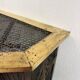 Corner fireplace screen in brass attributed to Dagobert Peche
