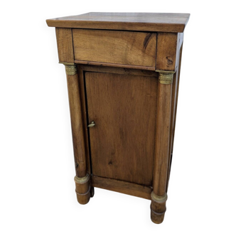Empire Style Nightstand Walnut Detached Columns