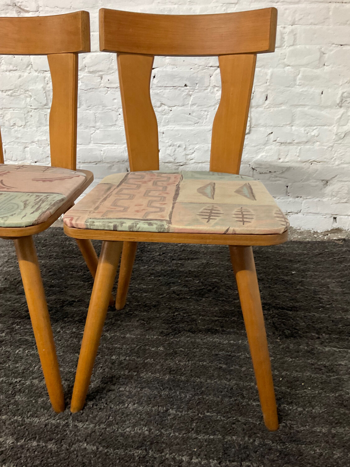 Pair of Scandinavian bistro chairs from the 50s-60s