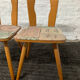 Paire de chaises bistrot scandinave des années 50-60