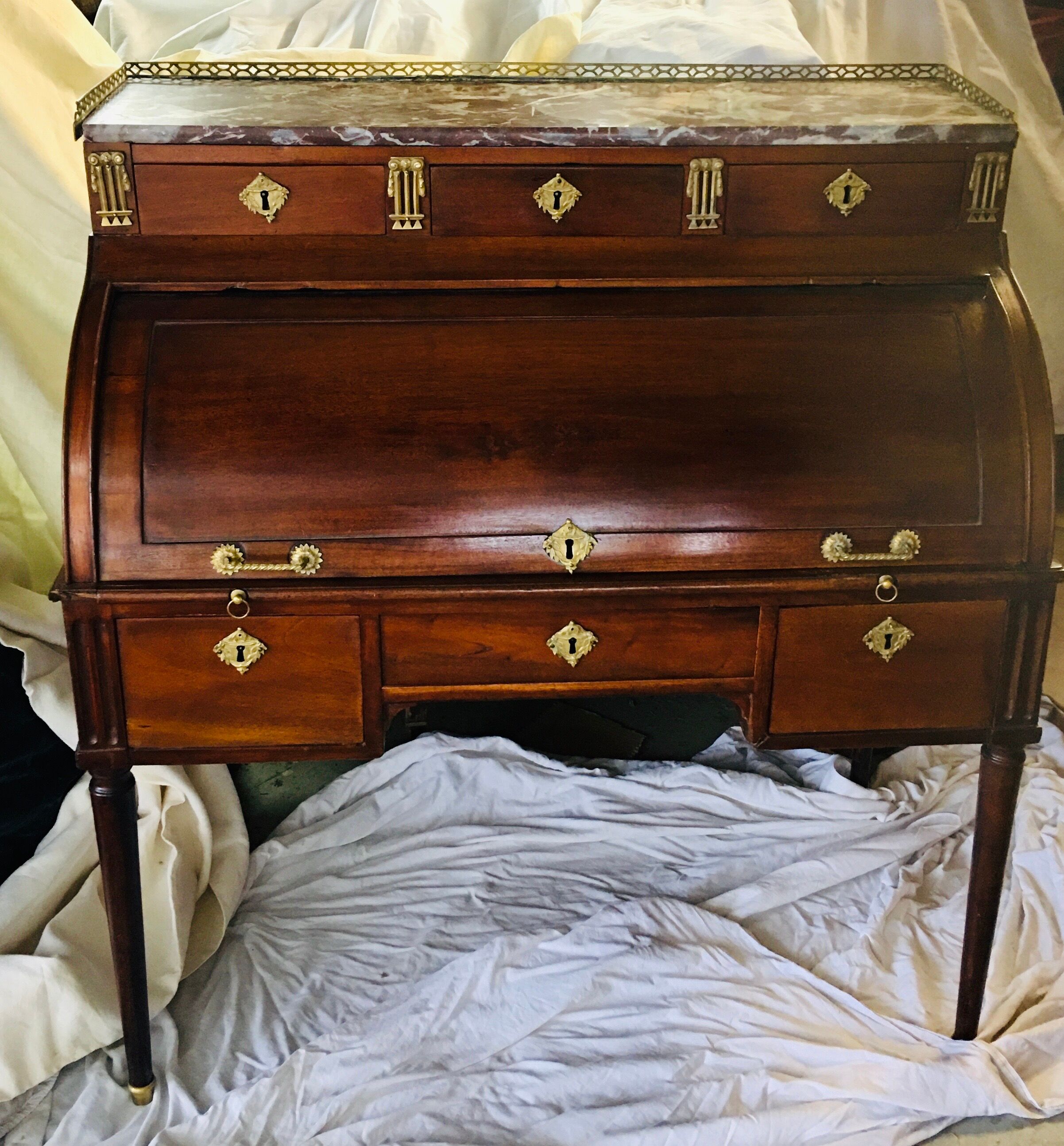 Napoleon III cylinder desk