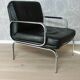 Ensemble  de salon cuir noir Knoll 3 + 2 + 1 pl.