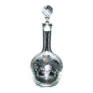 Carafe ancienne Saint-Louis - fleurs