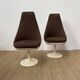Chaises pied tulipe années 1970