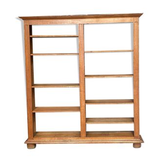 Late 19th century oak bookcase