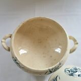 Old earthenware soup tureen