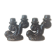 Vallauris ceramic candlestick lamp bases