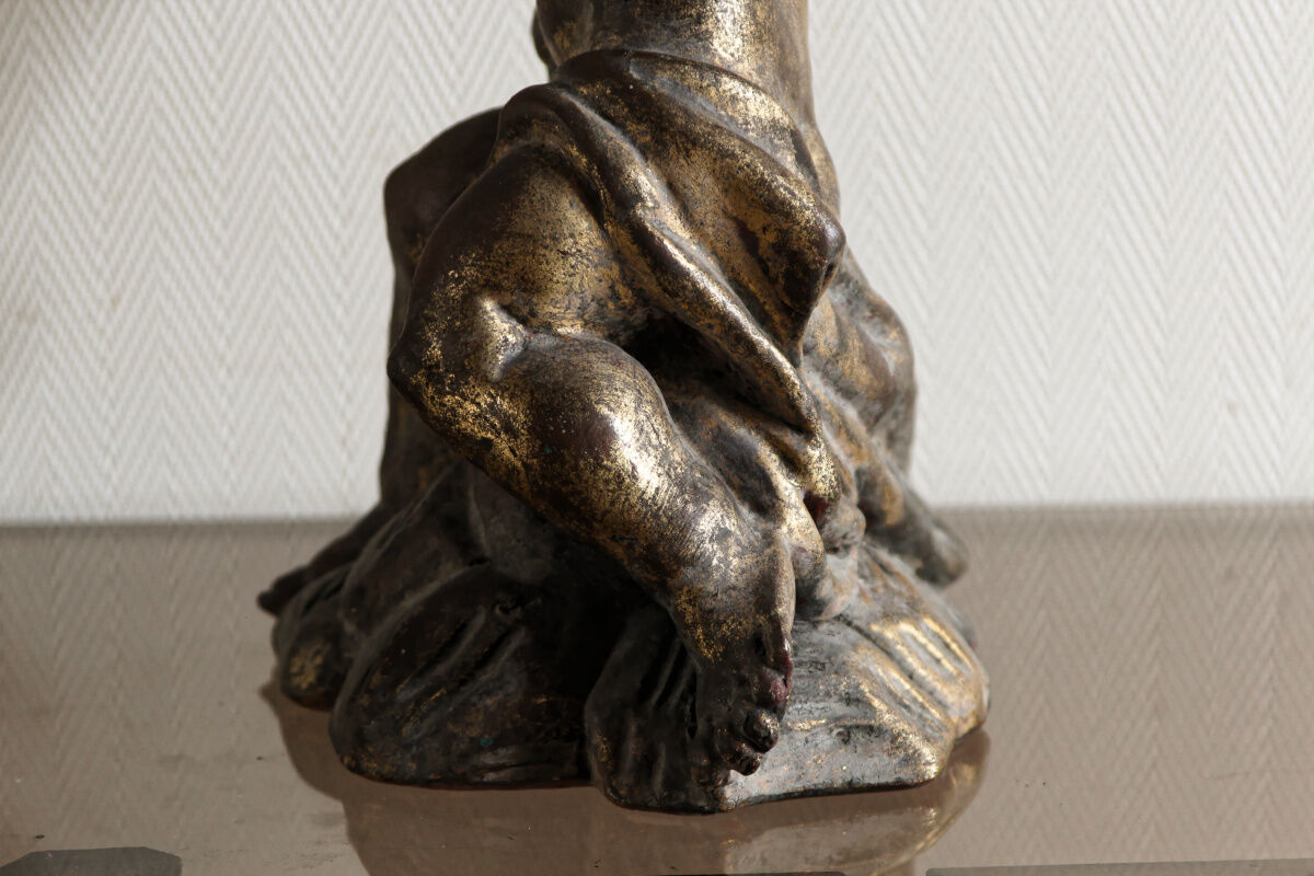 Ancient plaster cherub