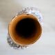 Vase Vallauris vintage brown-white