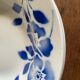 Hollow plates ceranord saint amand blue flower
