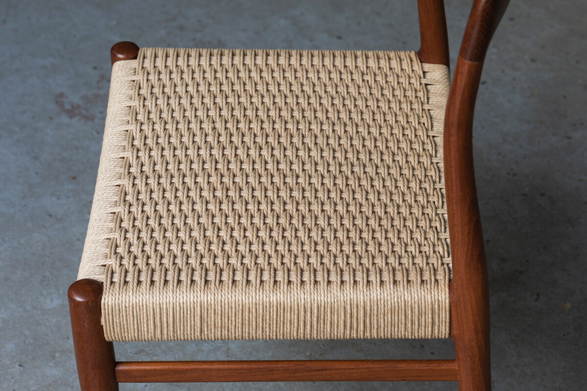 Set of 4 dining chairs by Henry W. Klein for Bramin, Denmark, 1960