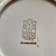 4 plates Gien "harmony" 1970
