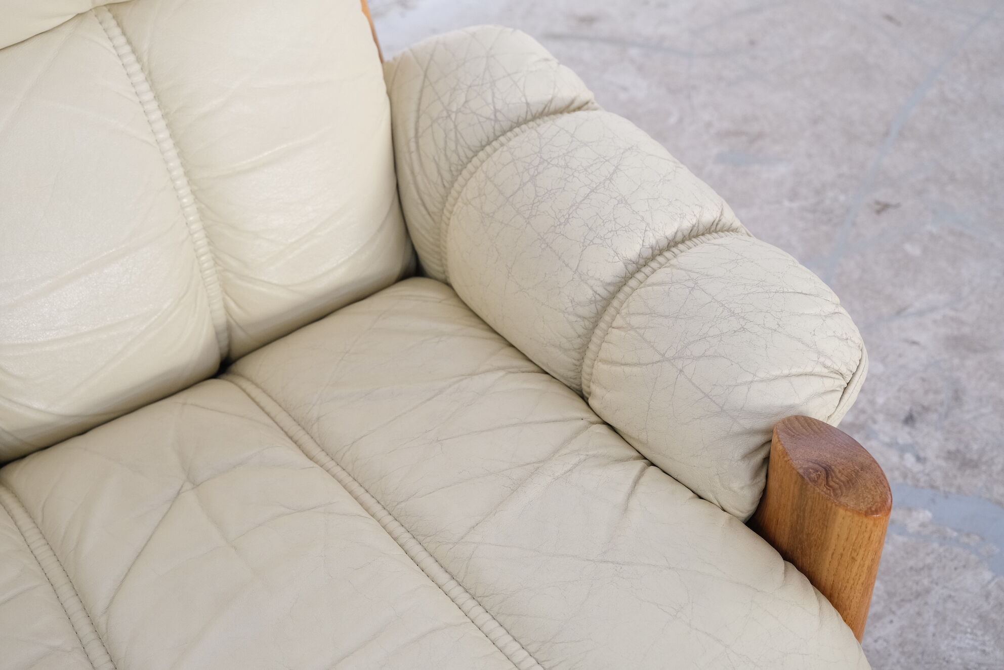 Leather Living Room Set model Montana by Ekornes, 1970's