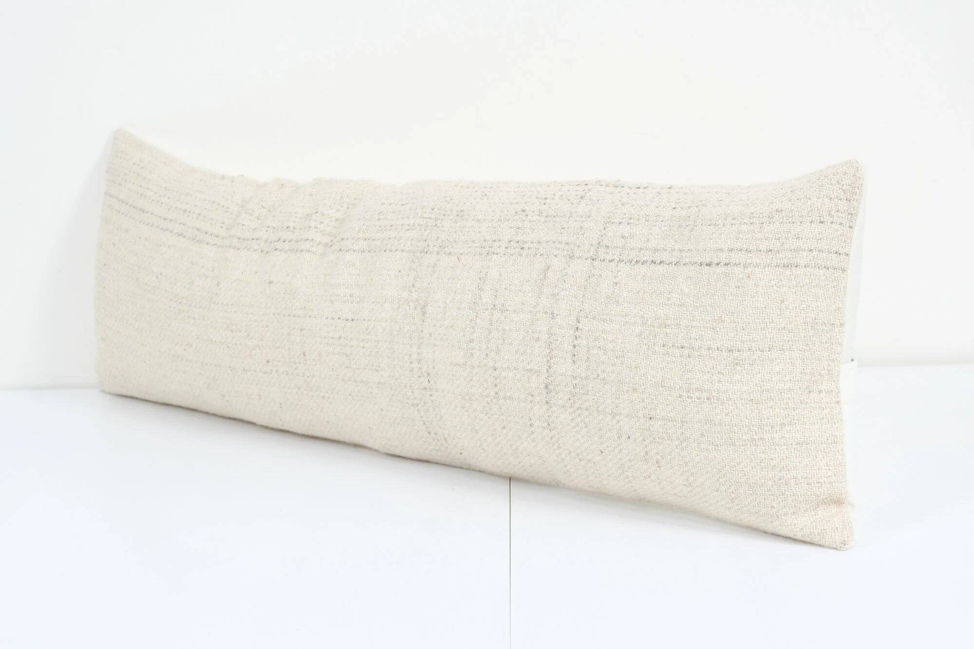 Vintage kilim cushion cover 30x91 cm