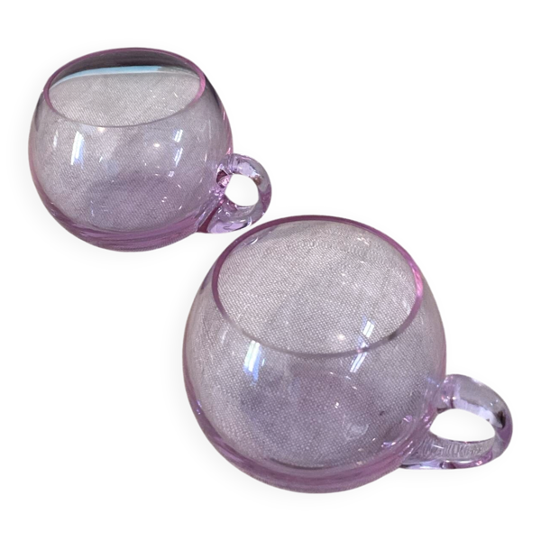 Tasses à café ou sangria en verre