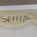 Exhibition poster Sempé 1987