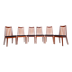 Fabric and Teak Dining Chairs by Leslie Dandy for G-Plan, 1960s, Set of 6