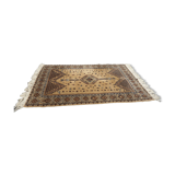 Old carpet from fez morocco very tight wool hand woven