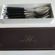 12 silver-plated table spoons SCOF France