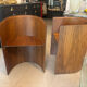 Pair of KANU 296 armchairs – Konstantin Grcic for Cassina – Walnut