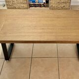 Solid oak coffee table