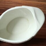 Large white fish shaped ceramic terrine - tureen with lid - Vintage