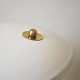 Mid-Century table lamp in aluminium and brass, Italy, 1950s