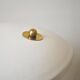 Mid-Century table lamp in aluminium and brass, Italy, 1950s