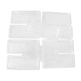 Lot de 10 anciens repose couverts en verre Art déco