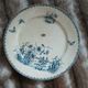 6 antique flat plates in ironstone
