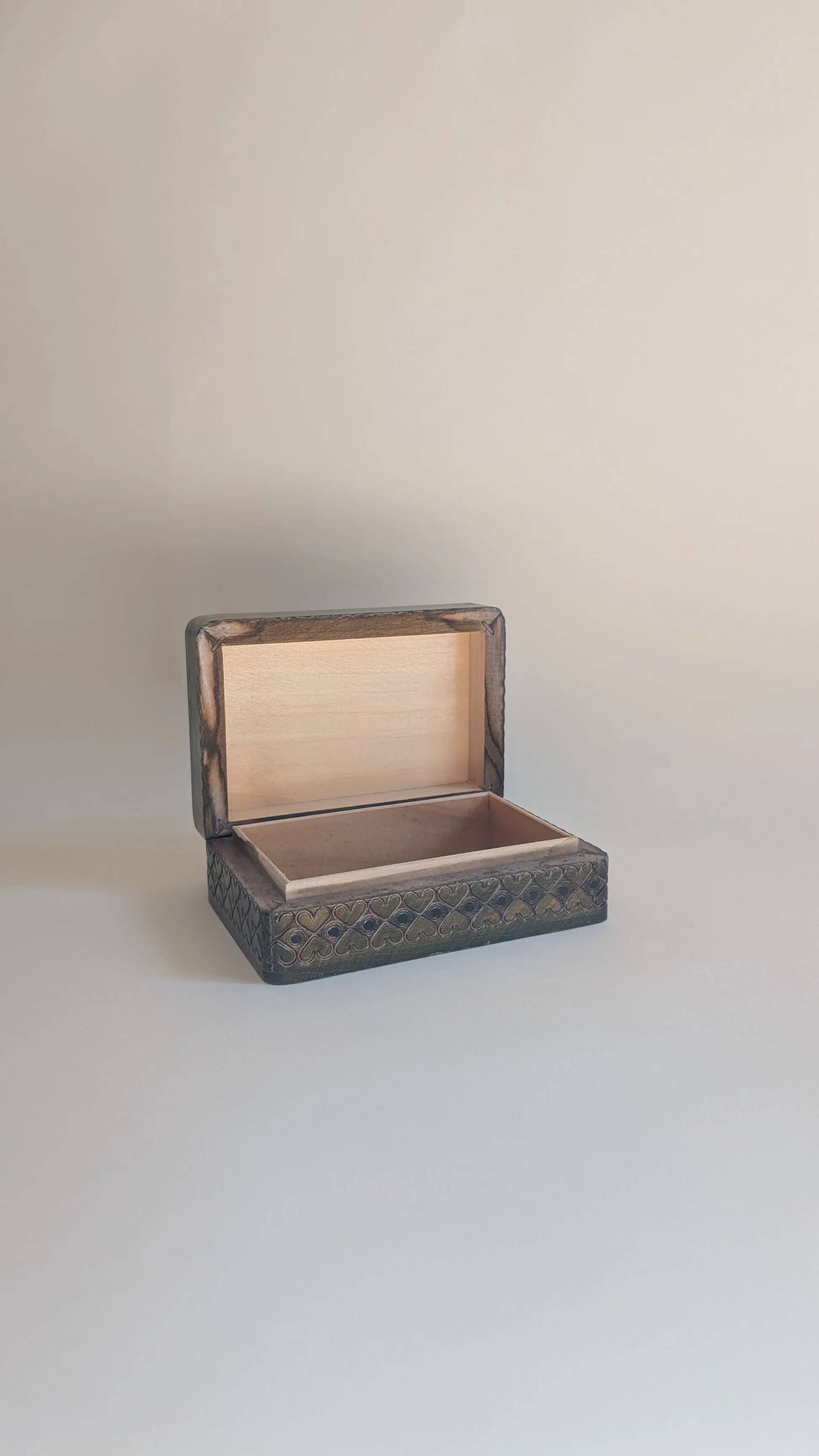Boîte en bois