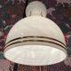 Large glass and metal wall light scandinavian design 1950.