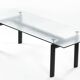 Table LC6 Le Corbusier Grained slab
