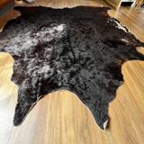 Brown cowhide rug, 2.30m