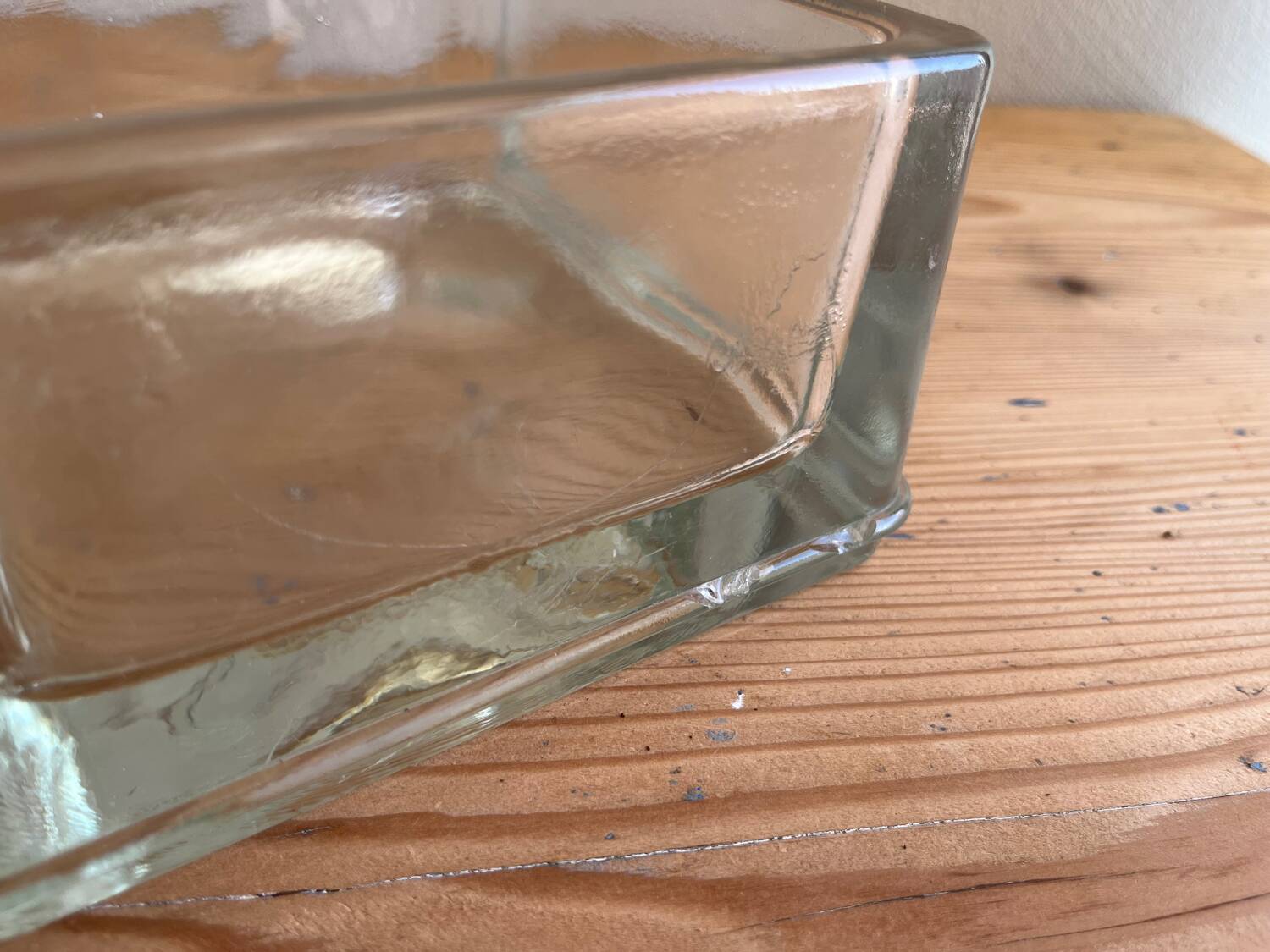 Lumax glass trinket tray/ashtray