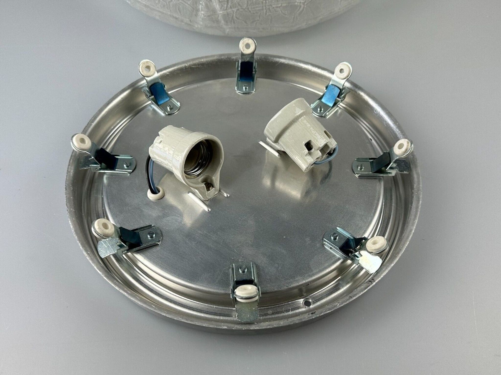 60s 70s ceiling lamp Plafoniere Ice Glass Doria Germany Space Age Design