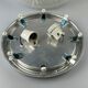 60s 70s ceiling lamp Plafoniere Ice Glass Doria Germany Space Age Design