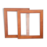 2 frames XIX em mahogany