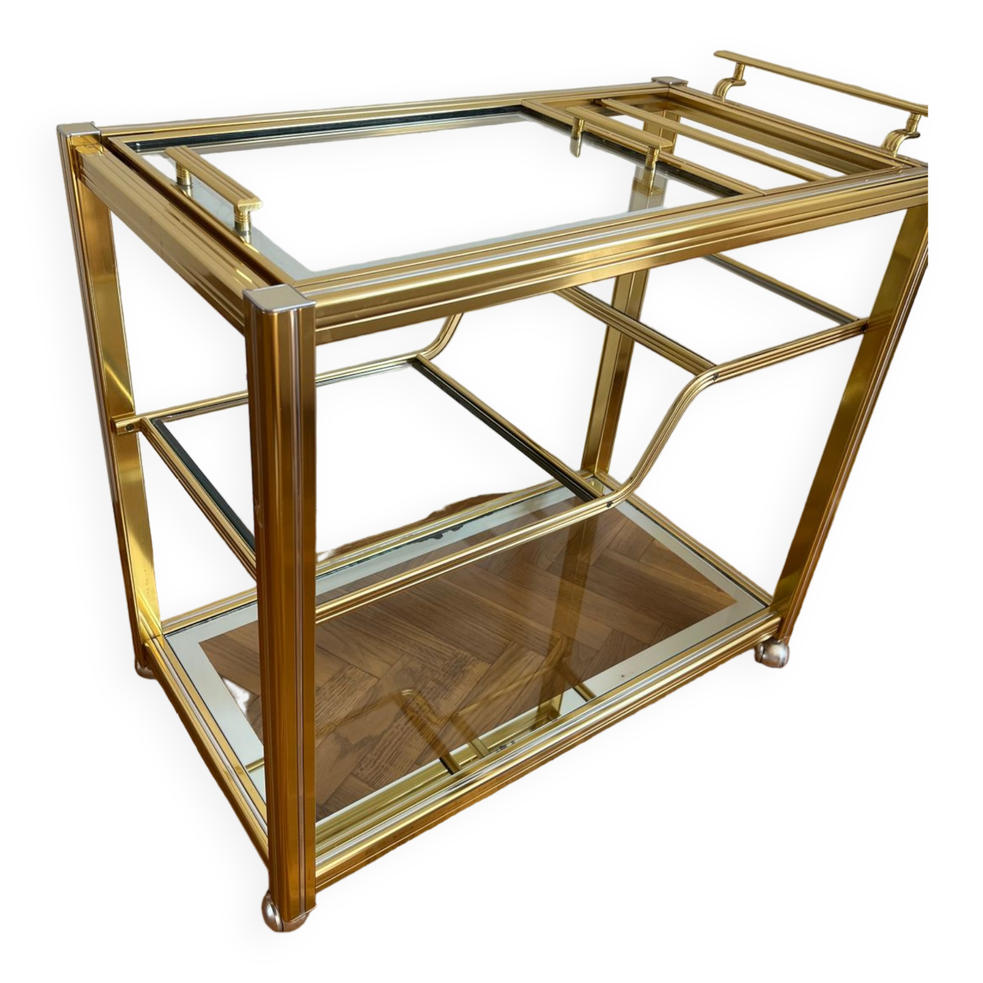 Hollywood Regency trolley 1970s