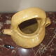 Old glazed sandstone pot