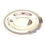 Plat creux argenté
