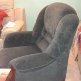 Fauteuil en velours