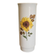Sunflower vase in white porcelain Creidlitz Bavaria