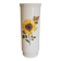 Sunflower vase in white porcelain Creidlitz Bavaria